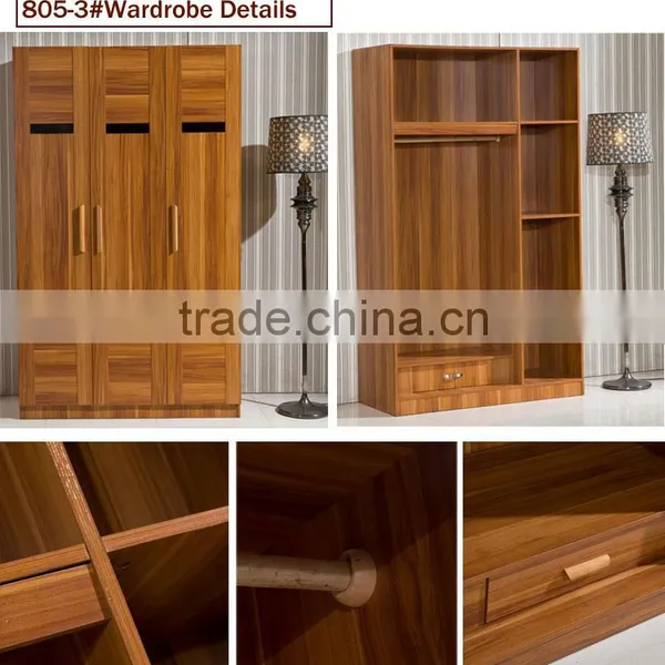 Modern Wardrobe Easy Assembly Bedroom Wardrobe photo-3