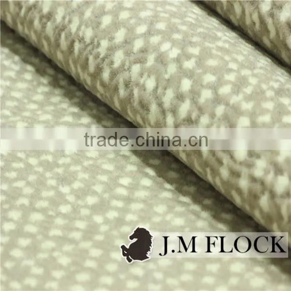 100% Polyester Flocking Fabric Made by Printed Viscose Sofa Fabric photo-6