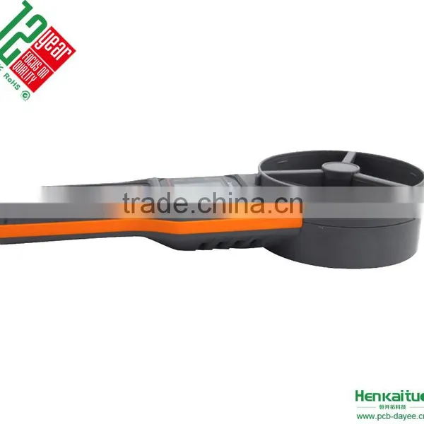 AZ8919 10cm Vane Precision Digital Anemometer Carbon Dioxide CO2 Detector Temperature Humidity Air Flow Measuring Meter photo-3