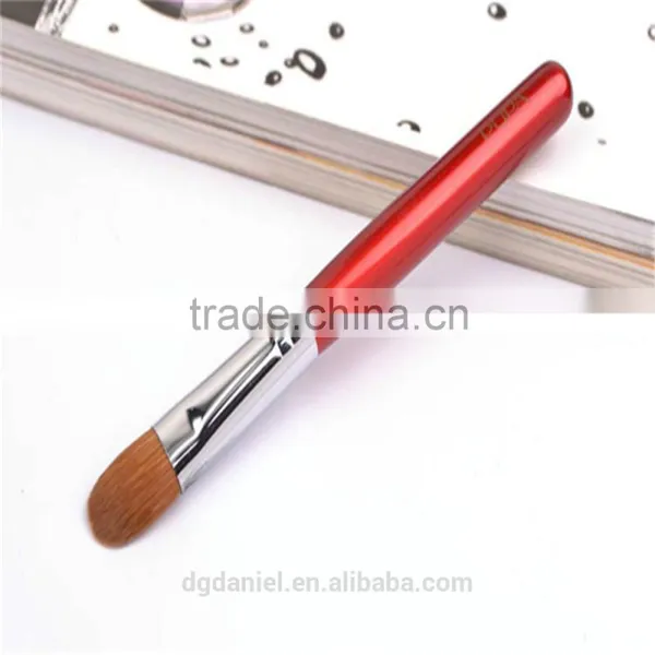 Single Red and Silver Makeup Eyeshadow Brush Pony/horse Hair Eye Shadow Factory photo-3