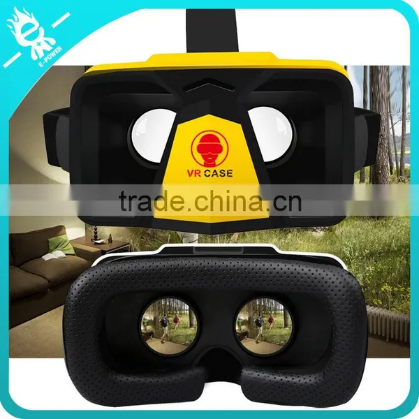2016 Virtual Reality Cardboard 3D vr Headset vr Case With Bluetooth Remote Controller photo-6