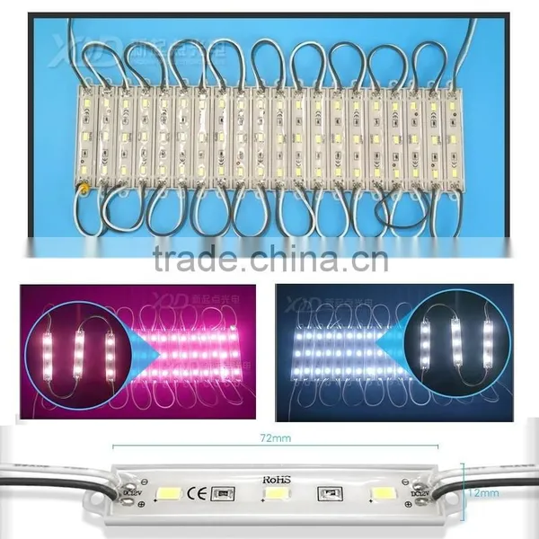 XQD Cheapest 3 Leds Chip Led Alphabets Moudle Alphabet Board Signal Moudle Light Smd 5730 5630 Chip Light Injection photo-3