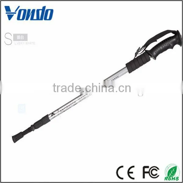 Hiking/Walking/Trekking Poles Adjustable Telescopic Extension Aluminum Sticks With Shock Absorber Rubber Handle Hiking Poles