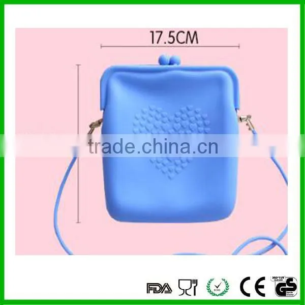 High Quality Candy Colors Silicone Waterproof Shoulder Bag Tote Bag photo-2