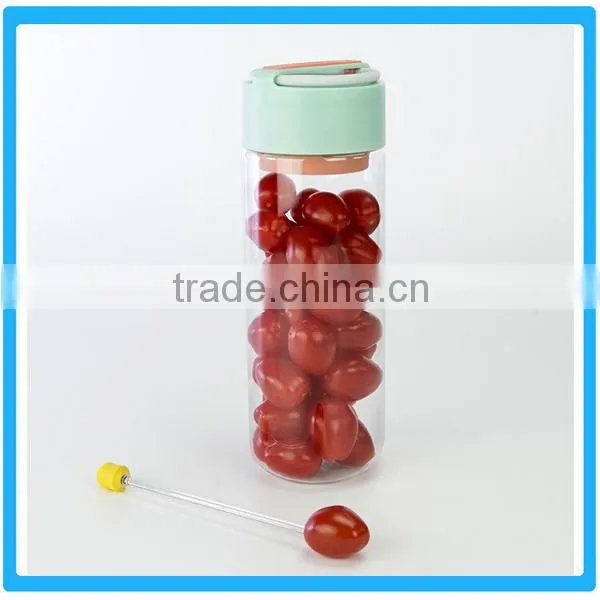 New Arrival Plastic Bottle Fruit Infuser Cups Food Grade Water Bottle photo-3