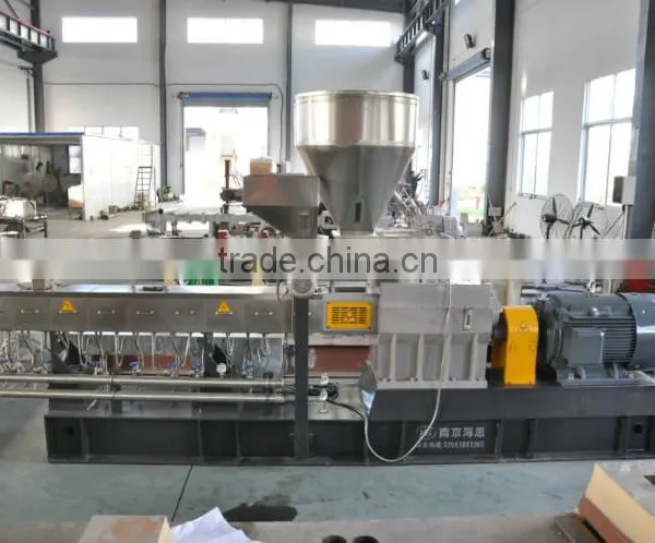 TPR Compounding PP PE Plastic Masterbatch Granulator Twin Screw Extruder photo-6