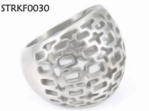 High Polished Titanium Spinner Men Wedding Rings With Plating photo-3