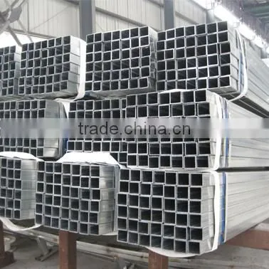 100*250mm GI Square Hot Dipped Galvanized Steel Square Pipe photo-2