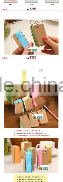 Promotional Popular Color Customized Note Pads ,Convenient Carrying Case photo-2