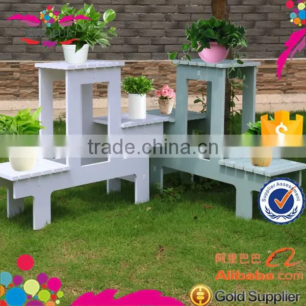 Wpc Wood Plastic Composite Flower Pot Stand photo-2