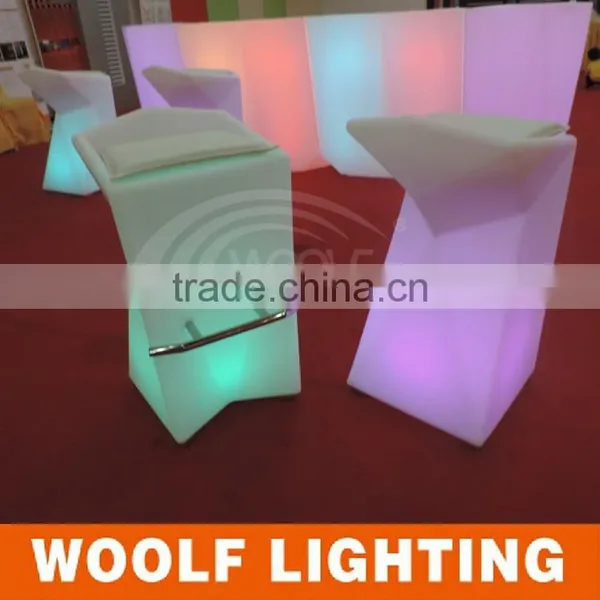 Modern Waterproof Rechargeable Illuminated Bar LED Chair photo-3
