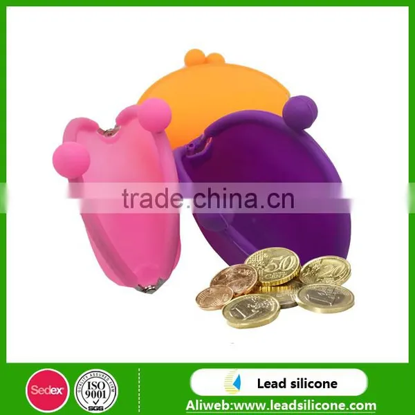 Colourful Luminous LED Small Silicone Cosmetic Bag /Mini Silicone Coin Bag/Purse photo-2