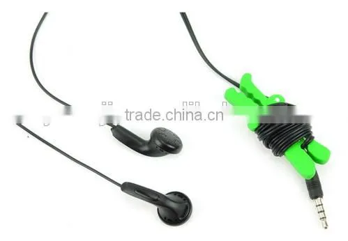 Wholesale Stock Small Order Plastic Crocodile Earphone Cable Winders photo-3