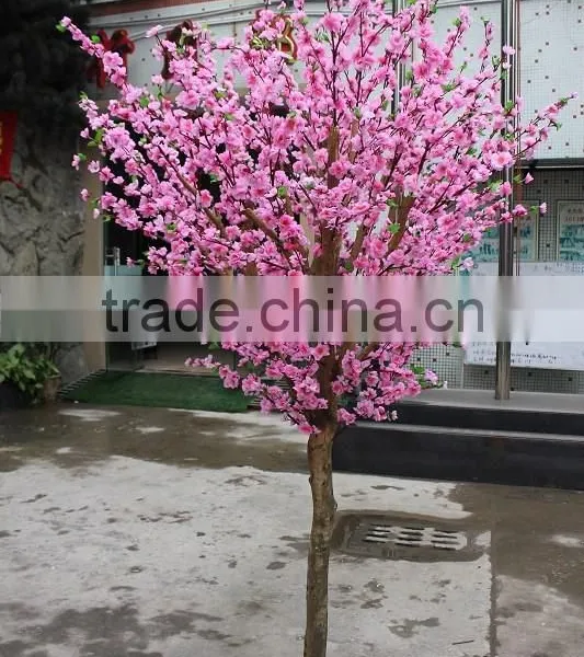 Hot Sale Peach Blossom Flower Tree Centerpieces for Wedding Decoration photo-2