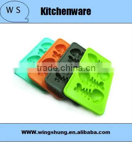 Fish Muffin Case Silicone Ice Mould Mold Baking Pan Tray Ice Freeze Party Drink Mould Jelly Mold Cube Maker