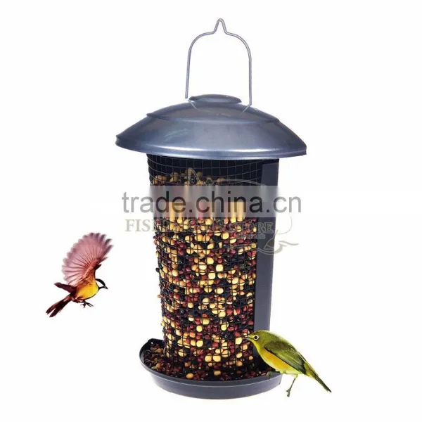 New Style Garden Metal Tube Seeds Hanging Bird Feeder photo-6