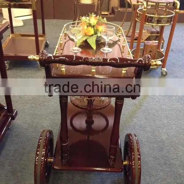 Classical Liquor Service Cart Wine Trolley for Hotel C-31 photo-6
