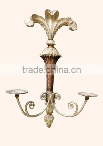 China Factory Wholesales Wall-mounted Metal Candle Holders photo-2