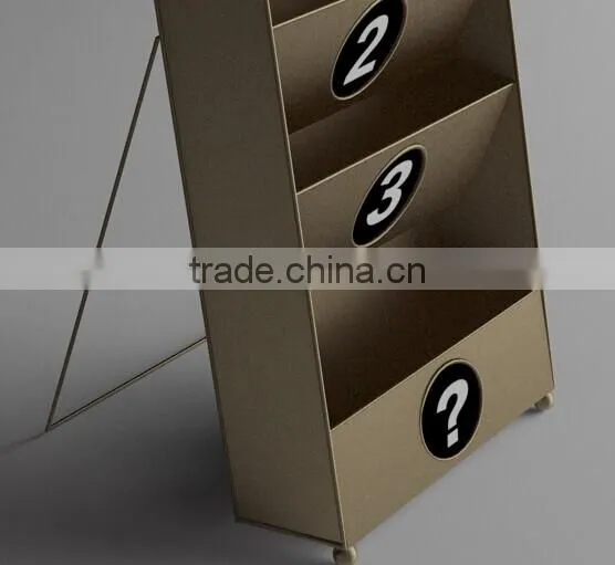 Wholesale 4 Layer Office Newspaper Book Holder Metal Magazine Rack photo-2