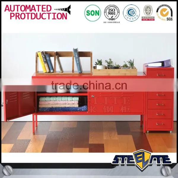 Latest Modern tv Cabinet Fair Price Furniture Wardrobe Metal Locker With Showcase photo-5