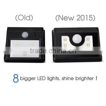 2017 Hot New Products 8LED Wall Mounted Outdoor Solar Lights Solar Home Light photo-5