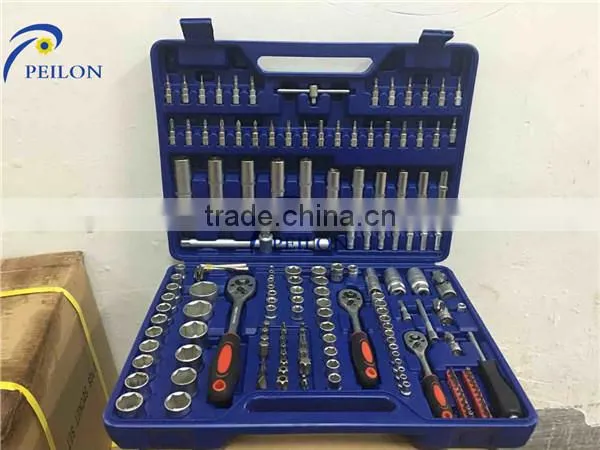 Socket Wrench Tool Set 1/2", 3/8", 1/4" 171pcs Socket Wrench Ratchet Hand Tool Tire Tool Set
