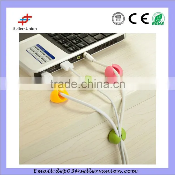 6pcs Multipurpose Sticky Cable Clip