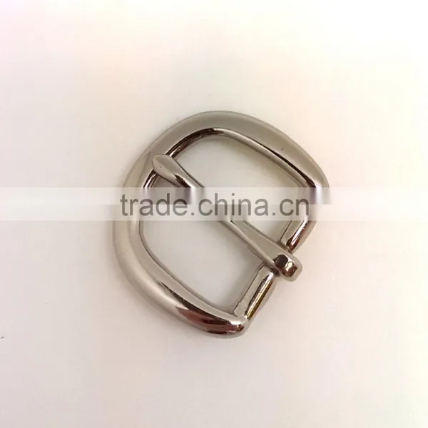 1" End Bar Solid Brass Buckle With One Prong, Nickel Plate Solid Brass Material Buckle photo-2
