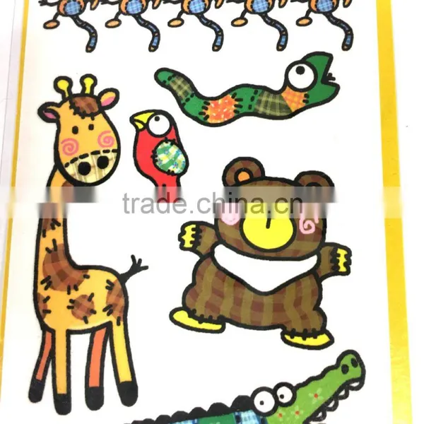 Body Art- Temporary Tattoos Sticker, Lovely Animal Temporary Tattoos Sticker For Kids photo-3