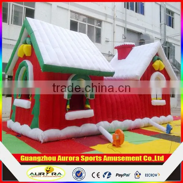 Merry Christmas Inflatable Santa House With Customized Size and Shape photo-2