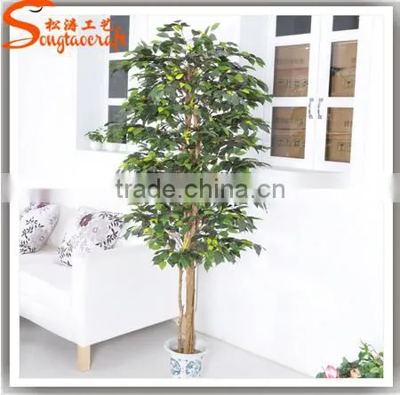 Factory Design Artificial Hanging Marijuana Plant Cheap Artificial Plants Outdoor Decoration Plant photo-2