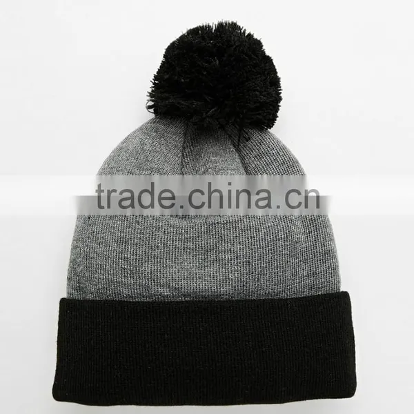 Custom Jacquard Beanie/acrylic Beanie/beanie Hat With Top Ball photo-4