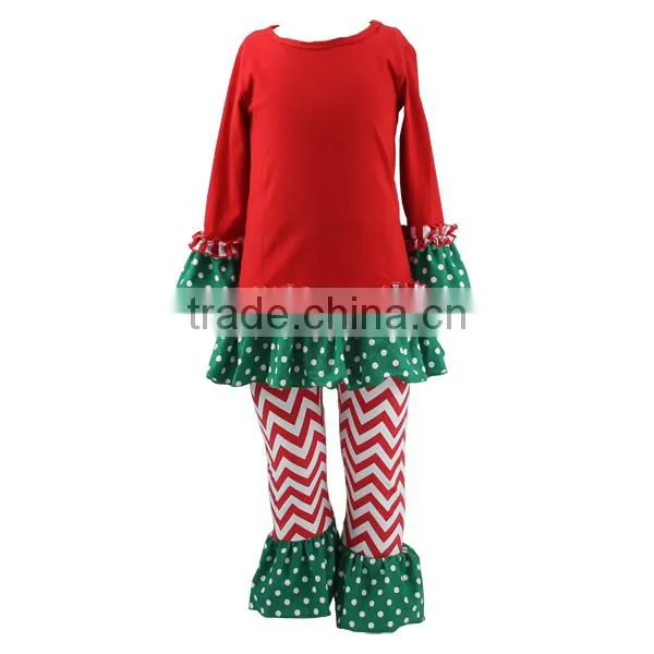 Baby Girls Fall Clothes Quarterfoil Christmas Boutique Girl Toddler Clothing photo-3