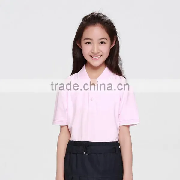 Custom Nice Design Poly-viscose Blend Polo Shirt School Uniform photo-2