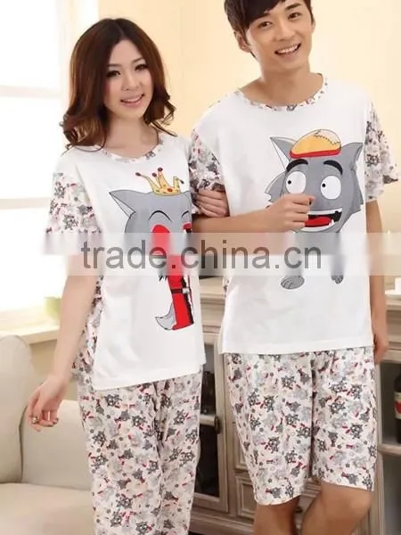2015 Wholesale Couple Summer Pajamas photo-2