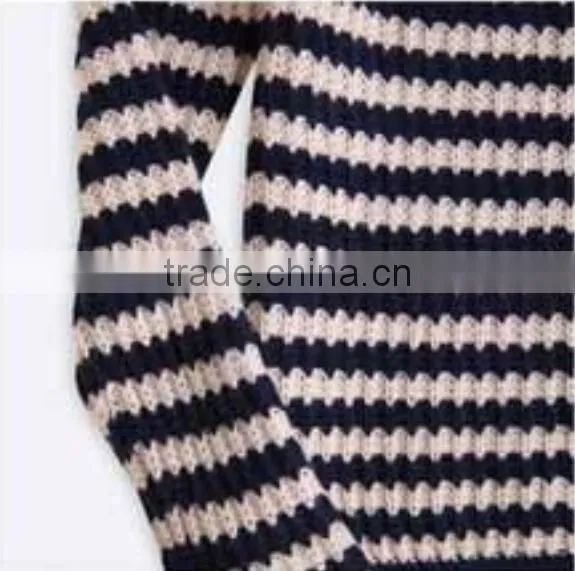 Hot Sale Pullover Sweater Knit Cotton Fabric With Stripe for Boys photo-3