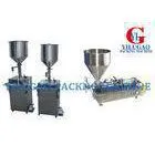 Pneumatic Sauce / Honey Semi Automatic Liquid Filling Machine With Piston Pump
