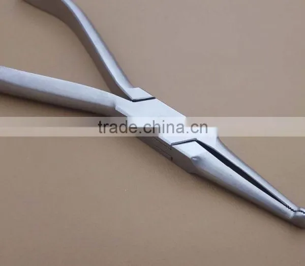 Dental How Pliers Straight Serrated Tips Orthodontic Dental Instruments photo-2