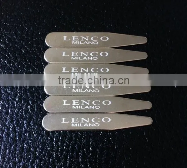 Customize Metal Stainless Steel Collar Stays w Logo Assorted Sizes 2017 photo-4