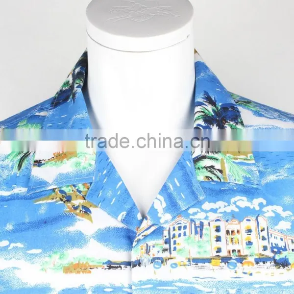 All Over Print Cotton Mens Hawaiian Aloha Shirt photo-3