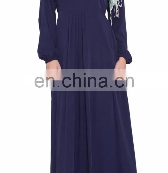 Wholesale Kaftan Abaya Ladies Long Sleeve Islamic Muslim Long Dress photo-2