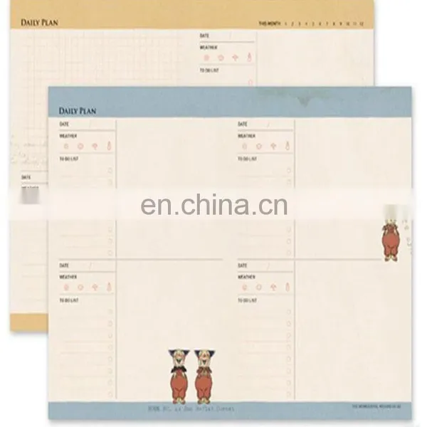 China Manufacture Book Supplier Hardcover Notebooks/agenda With Daily Plan and Ribbon photo-2