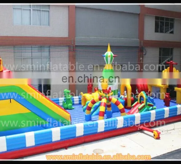 Top Fun Inflatable Cartoon Funcity,interesting Amusement Park,outdoor Inflatable Park photo-3