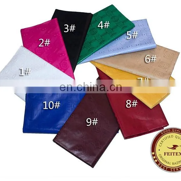 100% Organic Cotton Fabric For African Women Clothing Bazin Shadda Brocade Nigeria Style photo-6