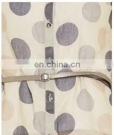 Wholesale 2015 Ladies Ladies' Tunic Short Sleeve Tunic Polka Dot Chiffon Tunic photo-4