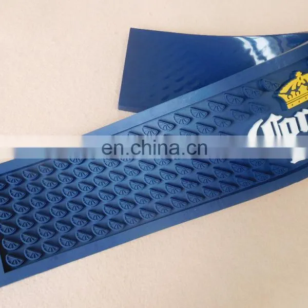 Pvc Brand Logo Bar Mat With Different Color photo-4