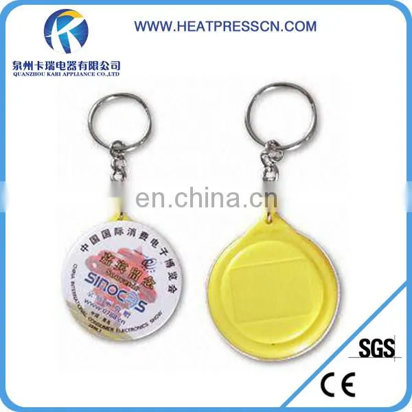 High Quality Plastic Keychain With Sublimation Photo