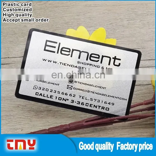 Wholesale Quality Plastic PVC Name Card Transparent Business Card Printing