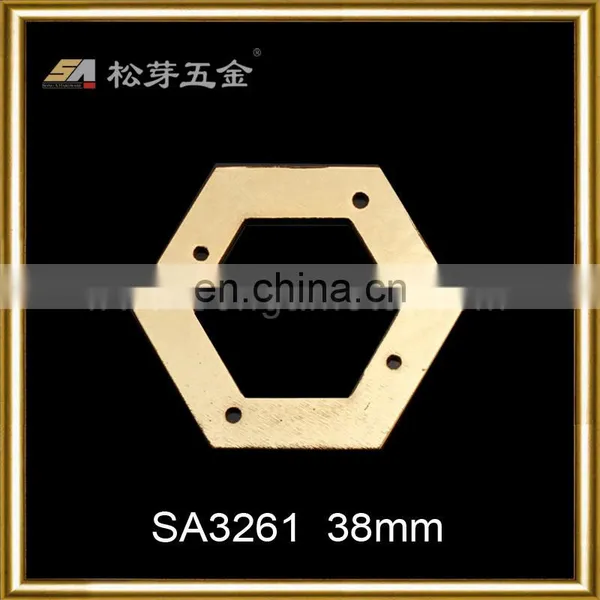 Nickle Free High Quality Zinc Alloy Metal Hexagon Eyelets for Leather Handbags Curtain photo-5