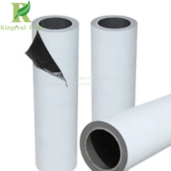 Black and White Self Adhesive PE Protective Film for Aluminum Ceiling photo-4